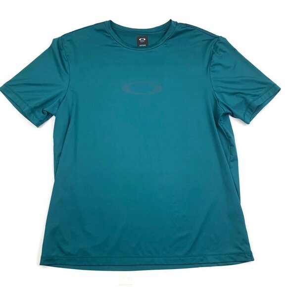 Oakley Performance Fit Logo Short Sleeve Regular Fit-Shirt Men's Size 2XL - Picture 1 of 5